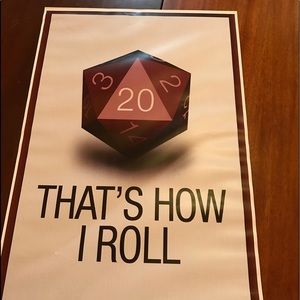 13x19” That’s How I Roll D&D Poster